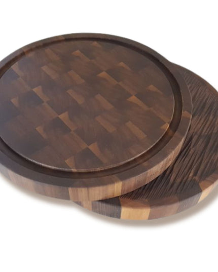 Circle Walnut Butcher Block