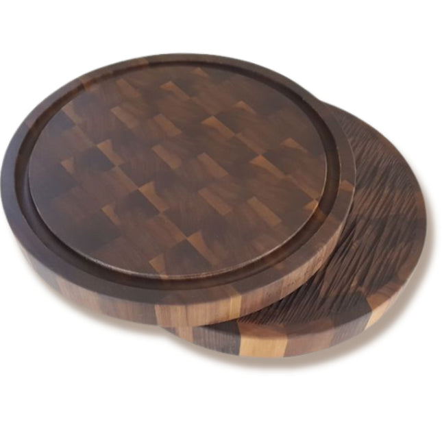 Circle Walnut Butcher Block