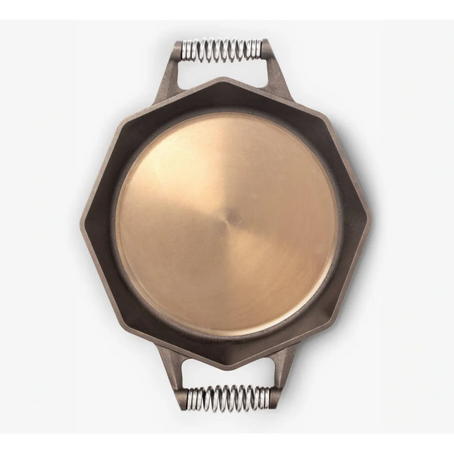 FINEX 14" Cast Iron Skillet with Lid