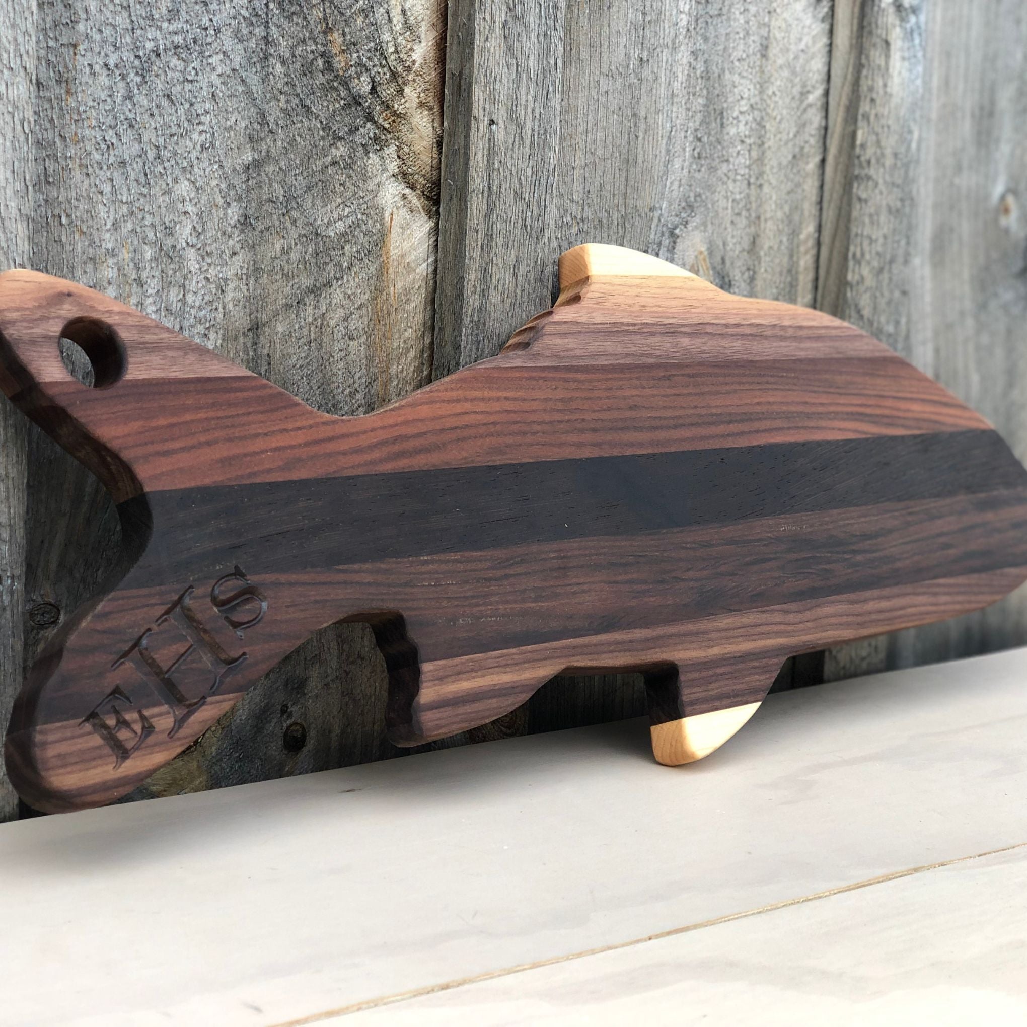 bonar fish box cutting board Surf and Turf Charcuterie Board