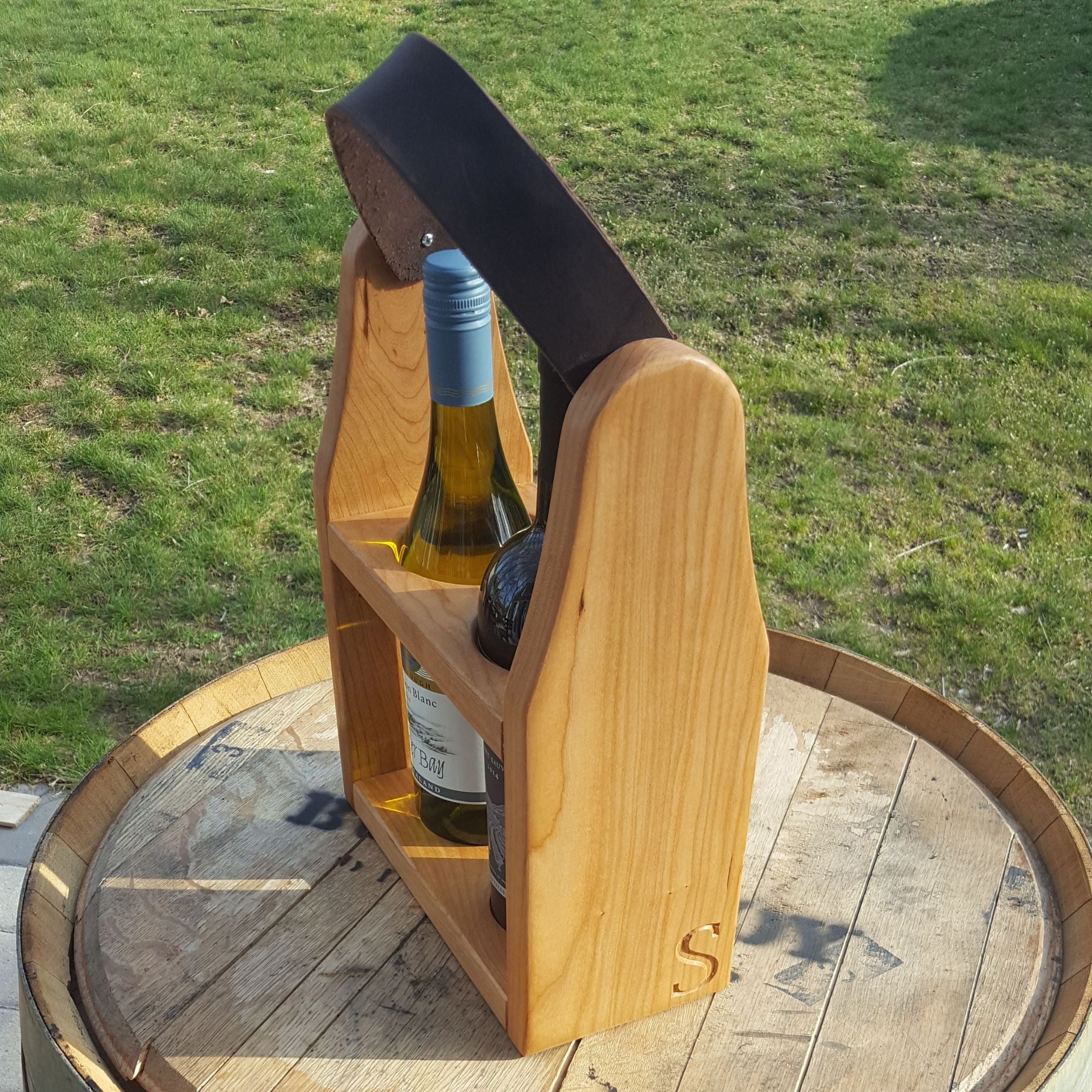 Wine Bottle Caddy - BirchBarn Designs