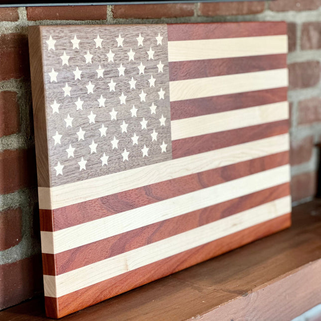 Wooden American Flag