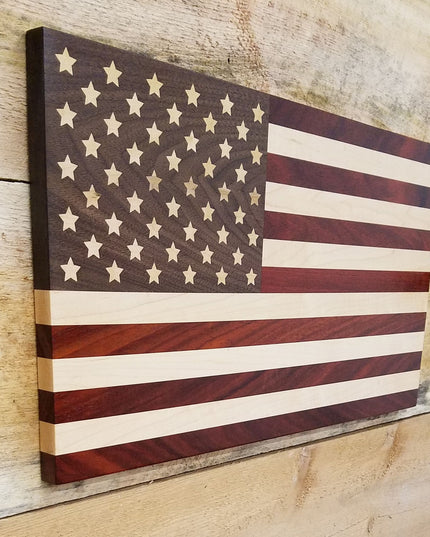 Wooden American Flag