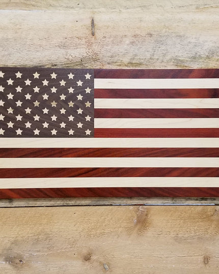 Wooden American Flag
