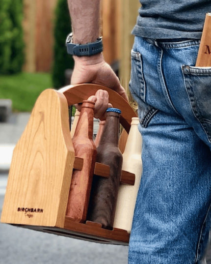 Wooden Beer Caddy