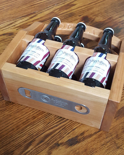 Wooden Beer Caddy