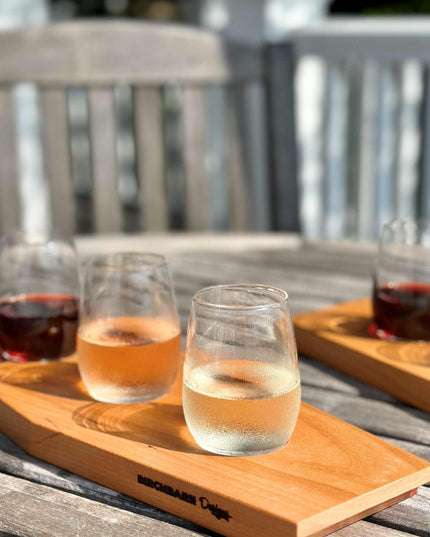 Wooden Wine Flight 