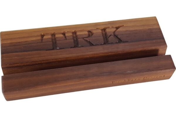personalized wood ipad stand