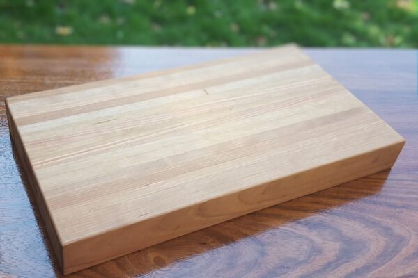 2.5 inch cherry edge grain wood butcher block cutting board