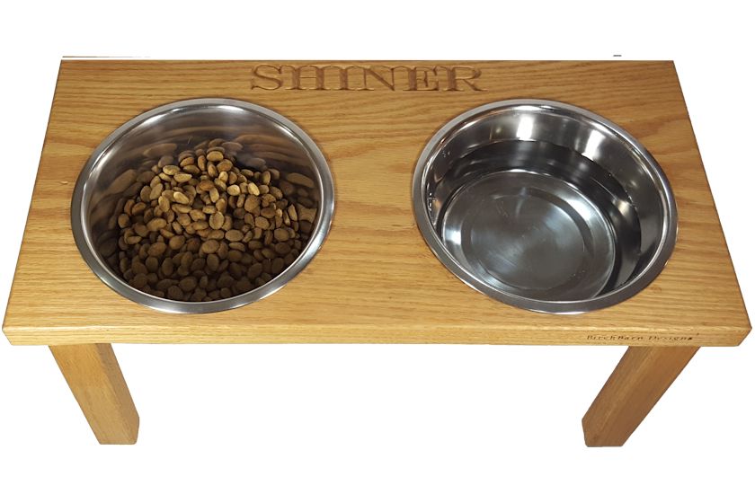 dog food bowl stand