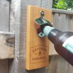 Personalized bottle opener with engraving