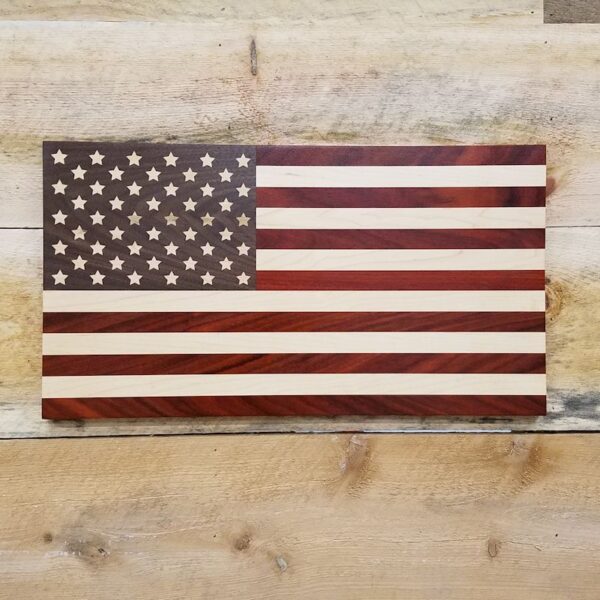 American Flag - Wood Inlaid