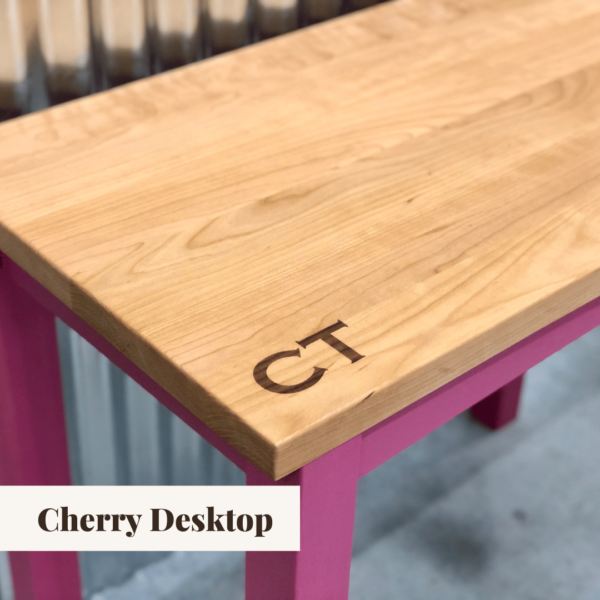 cherry madison custom desk wood